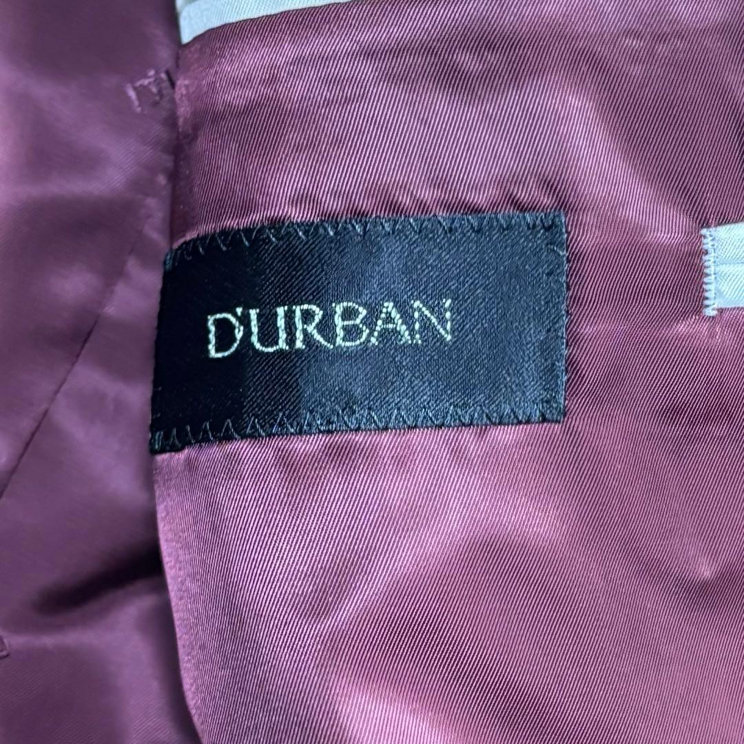 美品　DURBAN ロロピアーナ　テーラードジャケット　シルク混　ボルドー