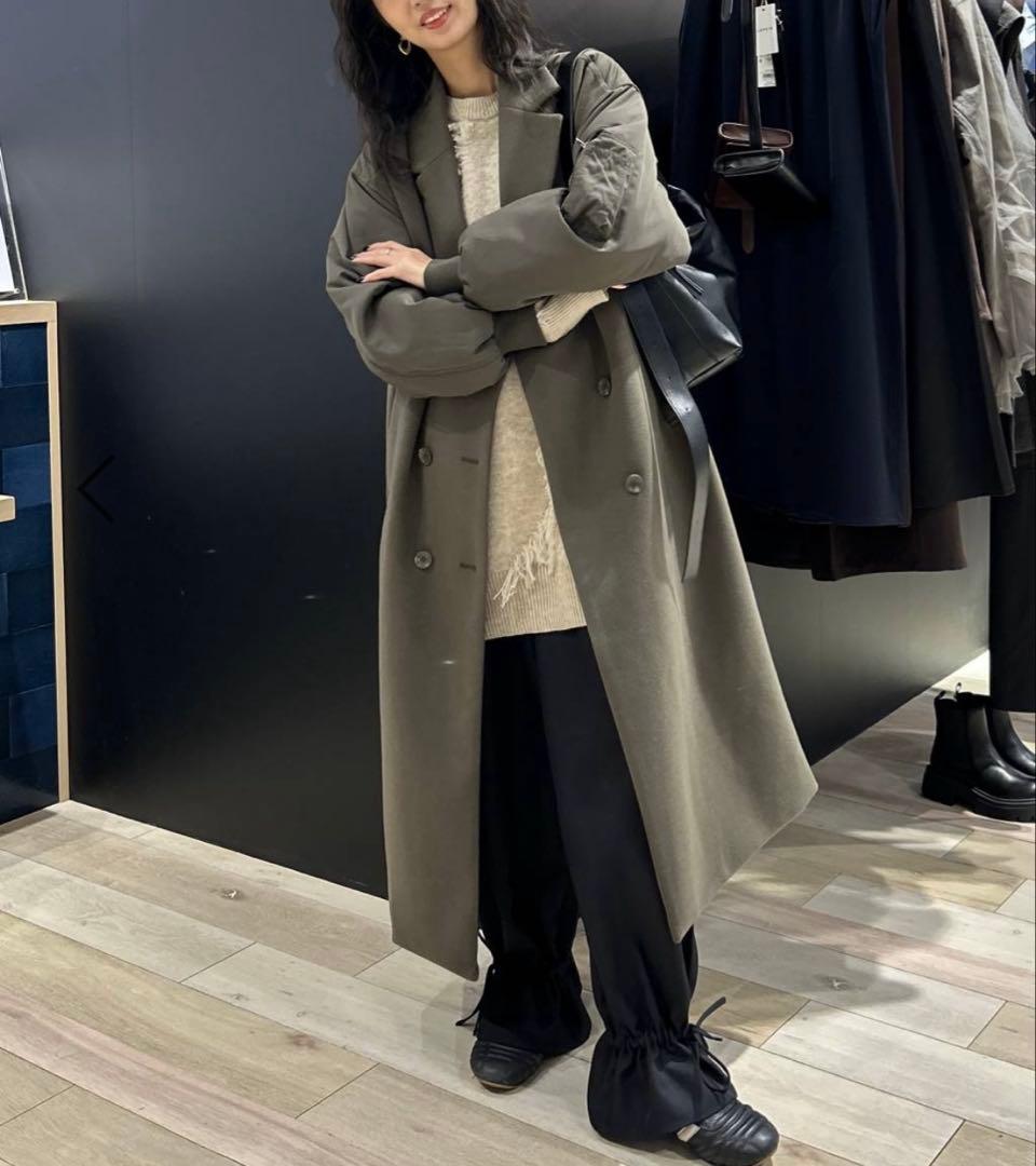 大人気！最終値下げ✴︎今季✴︎新品✴︎レプシィムドッキングロングコート✴︎モカーキ