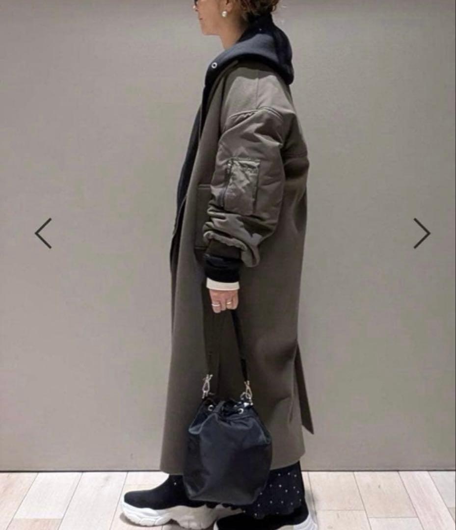 大人気！最終値下げ✴︎今季✴︎新品✴︎レプシィムドッキングロングコート✴︎モカーキ