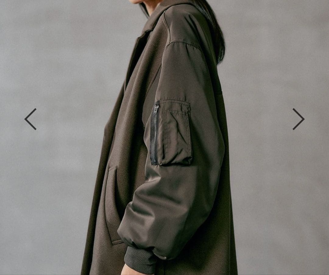 大人気！最終値下げ✴︎今季✴︎新品✴︎レプシィムドッキングロングコート✴︎モカーキ