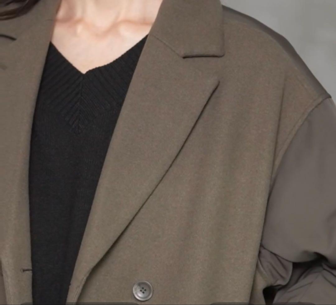 大人気！最終値下げ✴︎今季✴︎新品✴︎レプシィムドッキングロングコート✴︎モカーキ