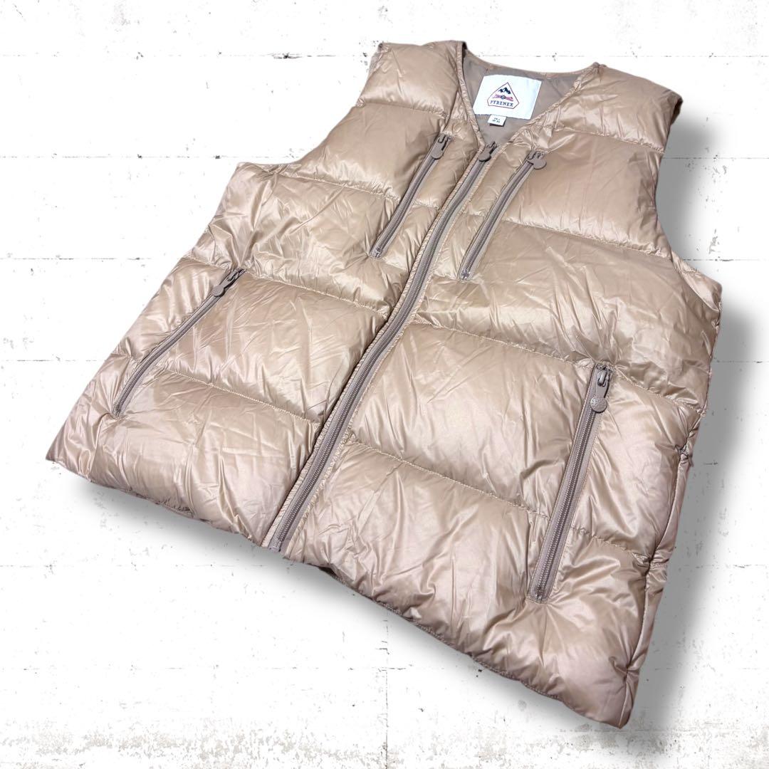 極美品　PYRENEX ダウン　ベスト　XLサイズ　ESCAPE VEST