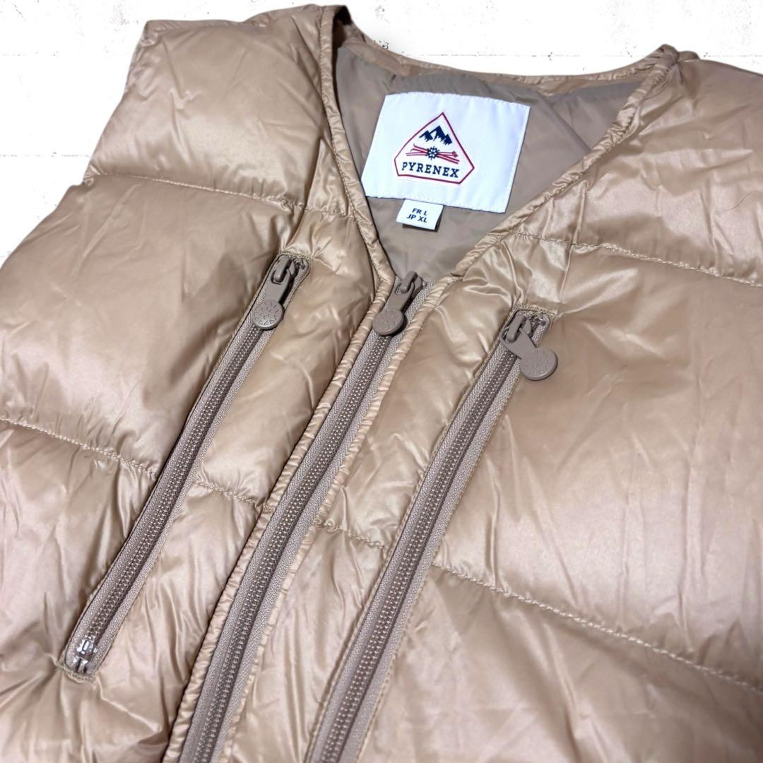極美品　PYRENEX ダウン　ベスト　XLサイズ　ESCAPE VEST