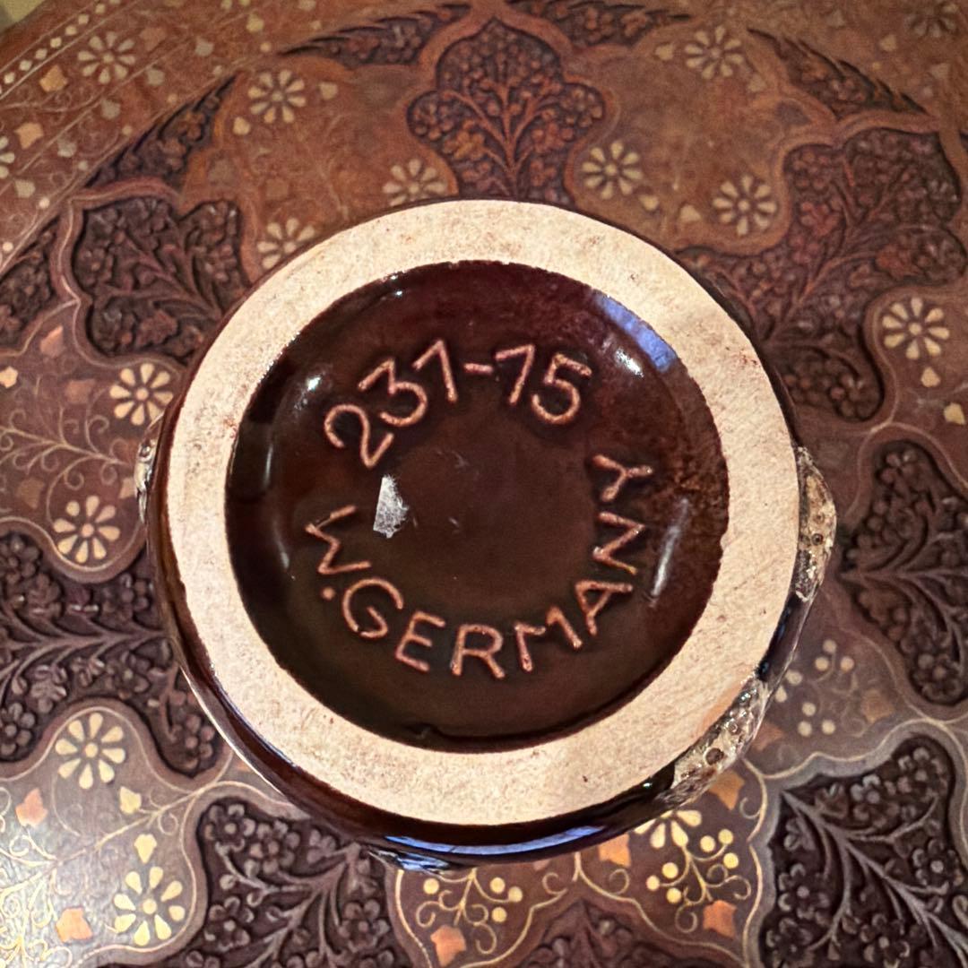 【hkさま専用】西ドイツ製　ファットラバ　ビンテージ花瓶