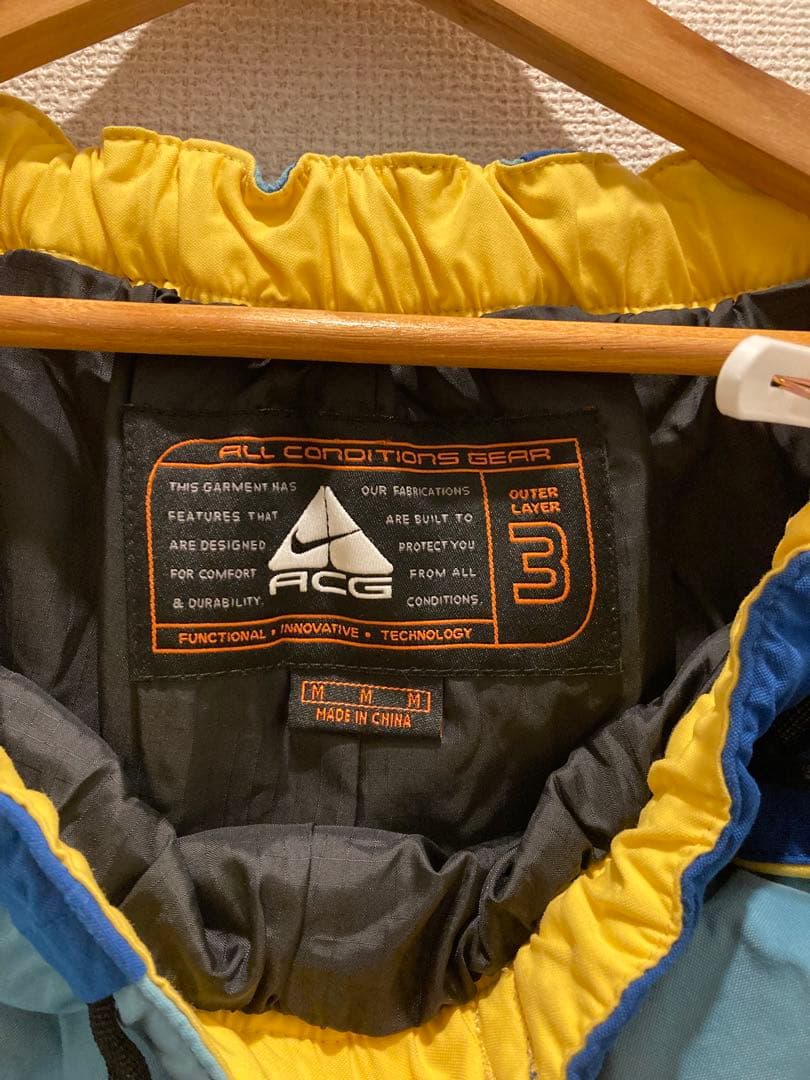 acg nike マウンテンパーカー　セットアップ　スノボウェア　S/M