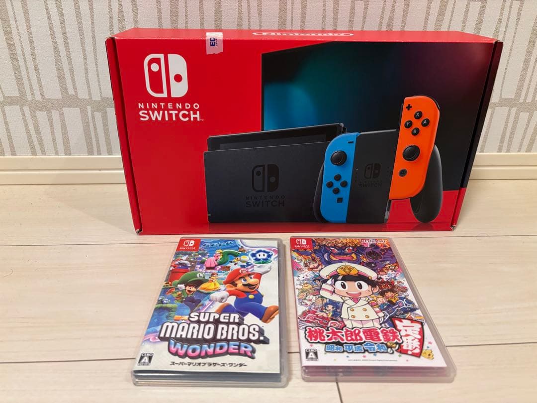 Nintendo Switch 本体 +付属品+ ⭐︎ソフト2枚セット⭐︎