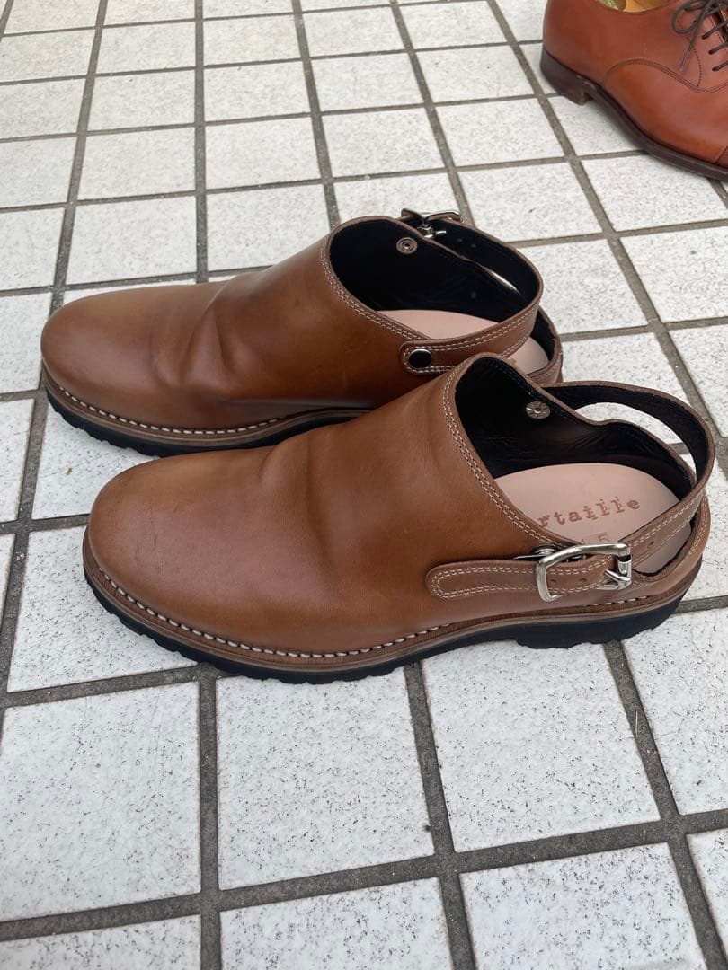 定価9万極美品⭐︎Portaille ポルタユ レザー2way サボ 41.5