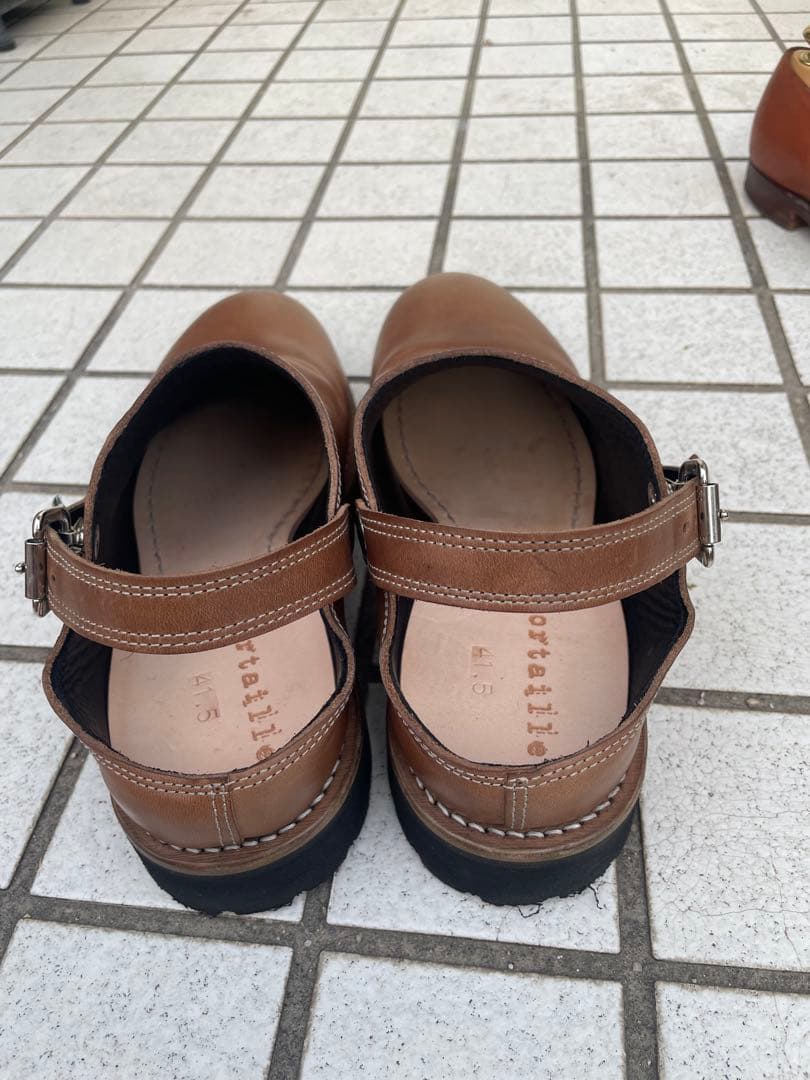 定価9万極美品⭐︎Portaille ポルタユ レザー2way サボ 41.5
