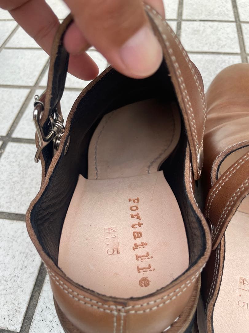 定価9万極美品⭐︎Portaille ポルタユ レザー2way サボ 41.5