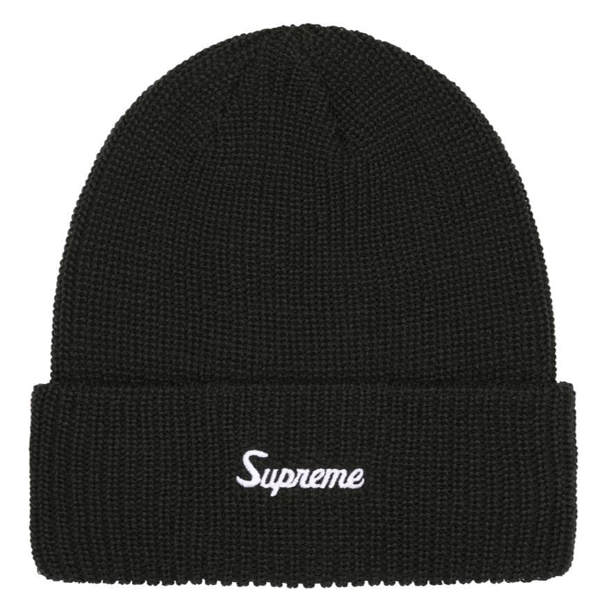 【最安値まもなく終了】 Supreme Loose Gauge Beanie 黒