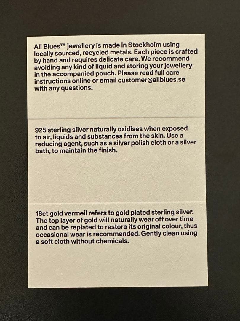 All Blues シルバーフープピアス 片耳