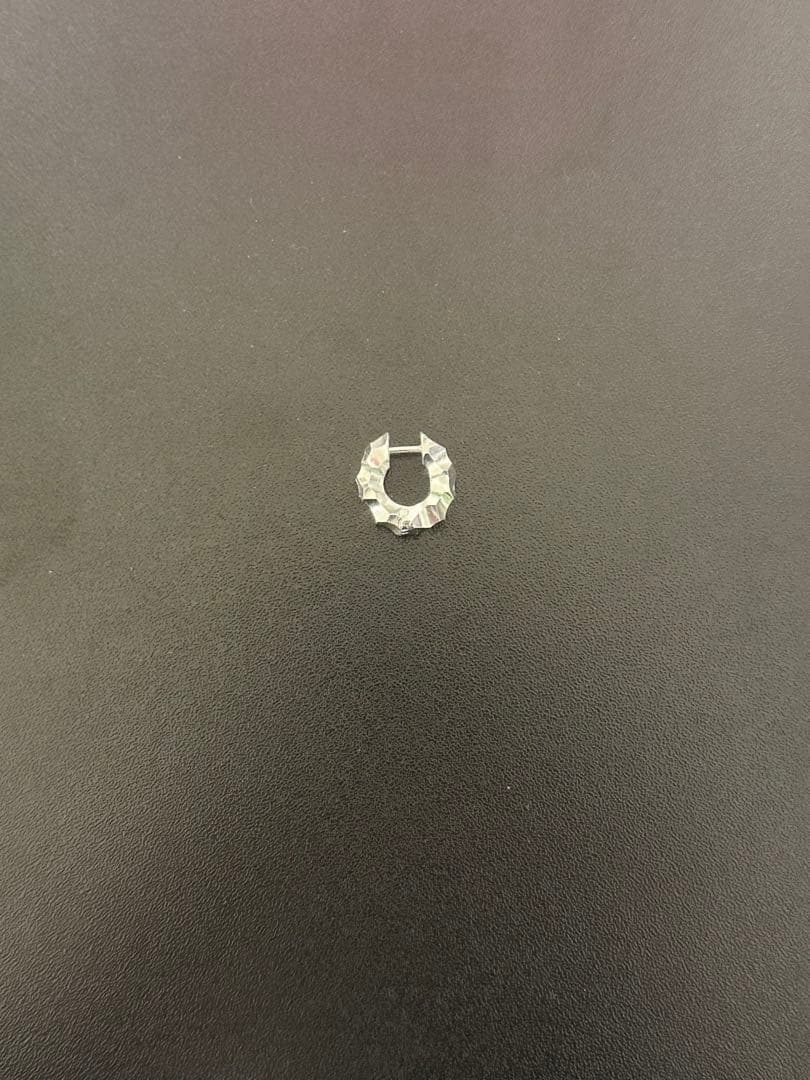 All Blues シルバーフープピアス 片耳