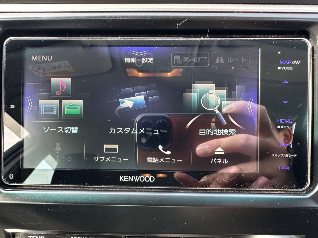 KENWOOD MDV-M808HDW 7インチワイド　200mm カーナビ