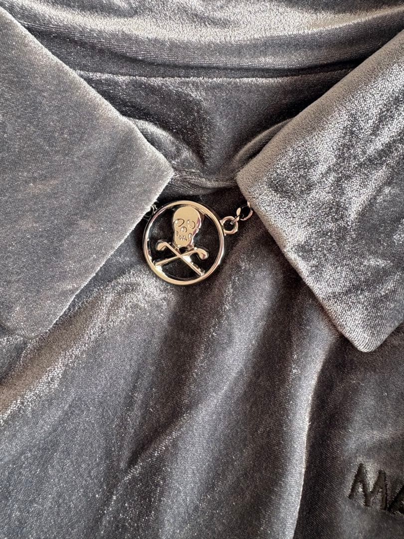 マーク&ロナ ベロアシャツ 定価39,600円 48（L）グレー