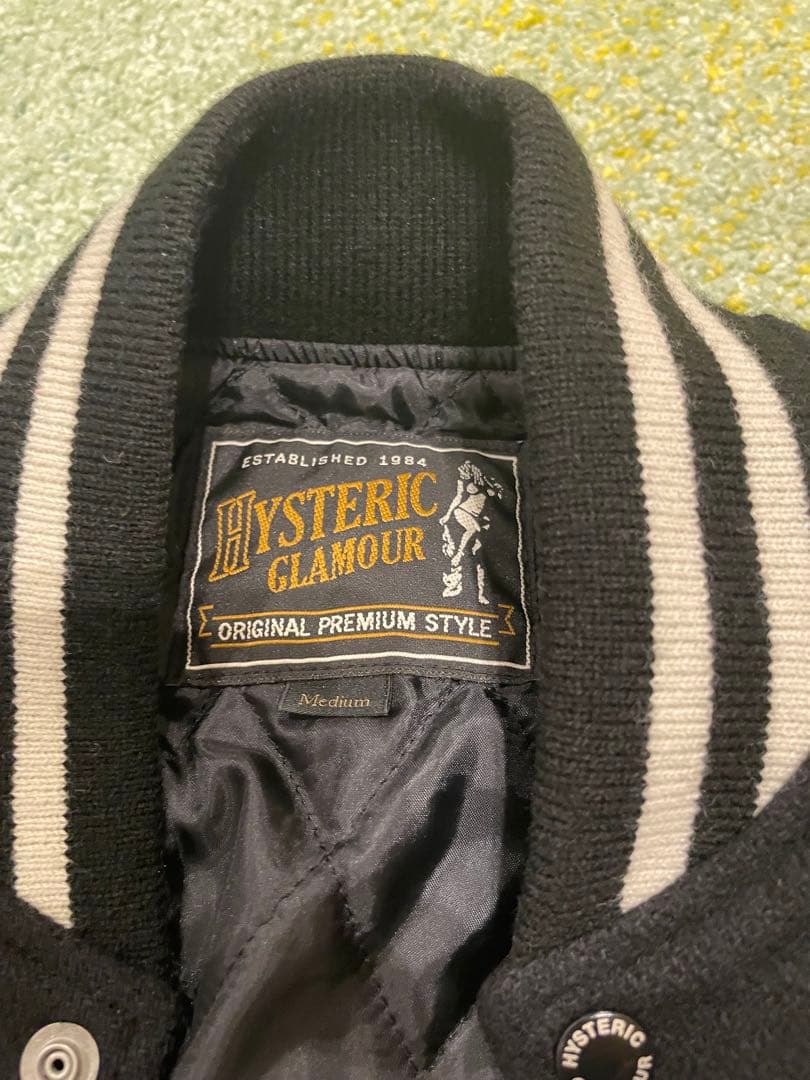 美品ヒステリックグラマー ヒスガール デビル刺繍 スタジャン M