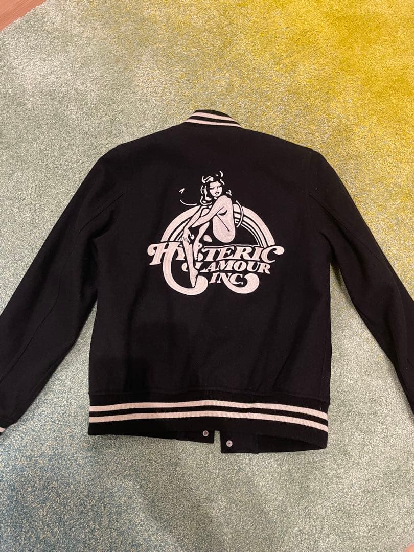 美品ヒステリックグラマー ヒスガール デビル刺繍 スタジャン M