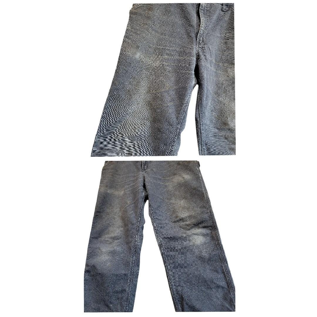 鬼ヒゲフェード感◎　カーハート　ペインターワークパンツ 36 ペトロールブルー