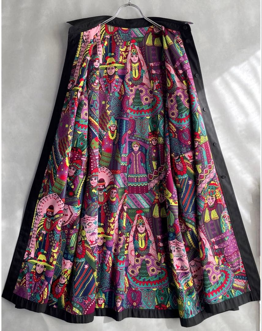 美品✨トクコプルミエヴォル　リバーシブル　ロングコート　春コート　ゆったり9号