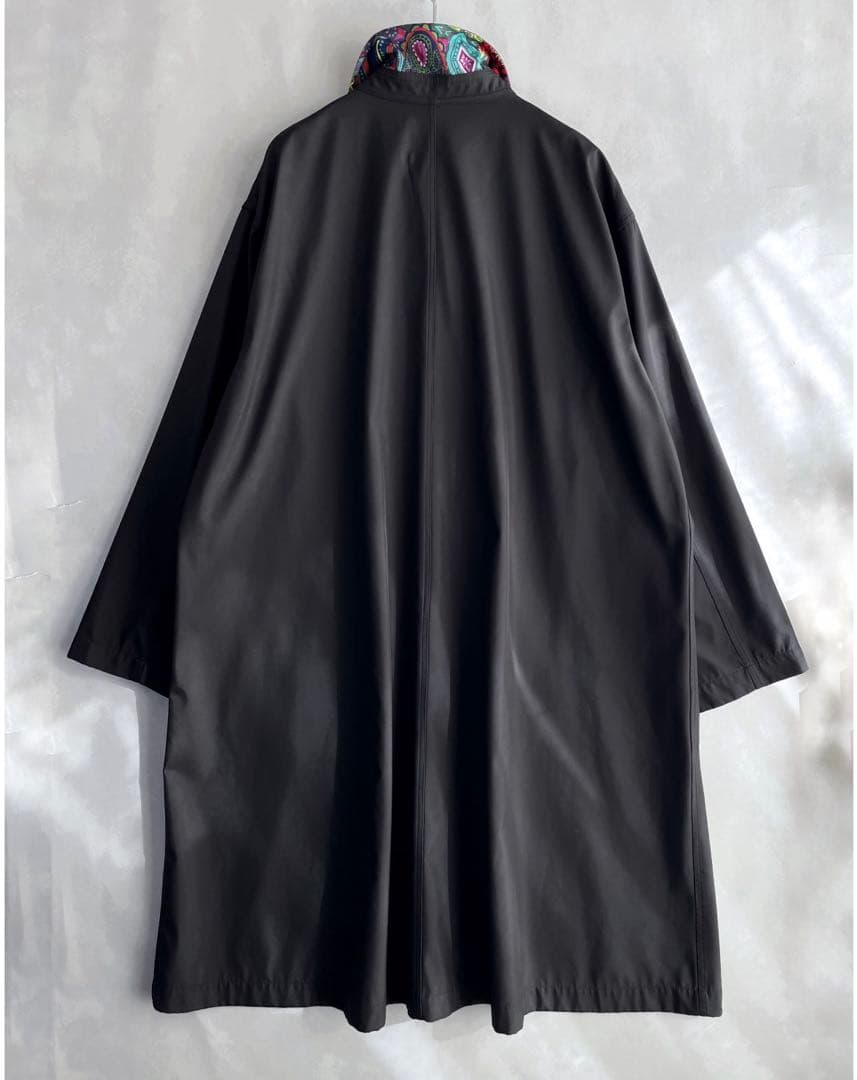 美品✨トクコプルミエヴォル　リバーシブル　ロングコート　春コート　ゆったり9号