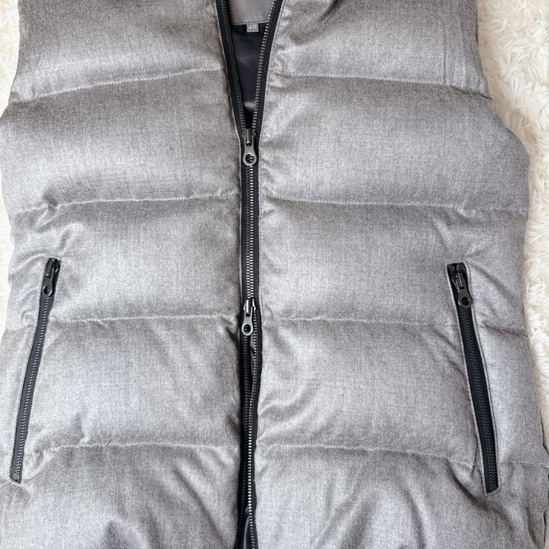 未使用級 DUVETICA 別注 ダウンベスト カシミヤ FEBEDUE
