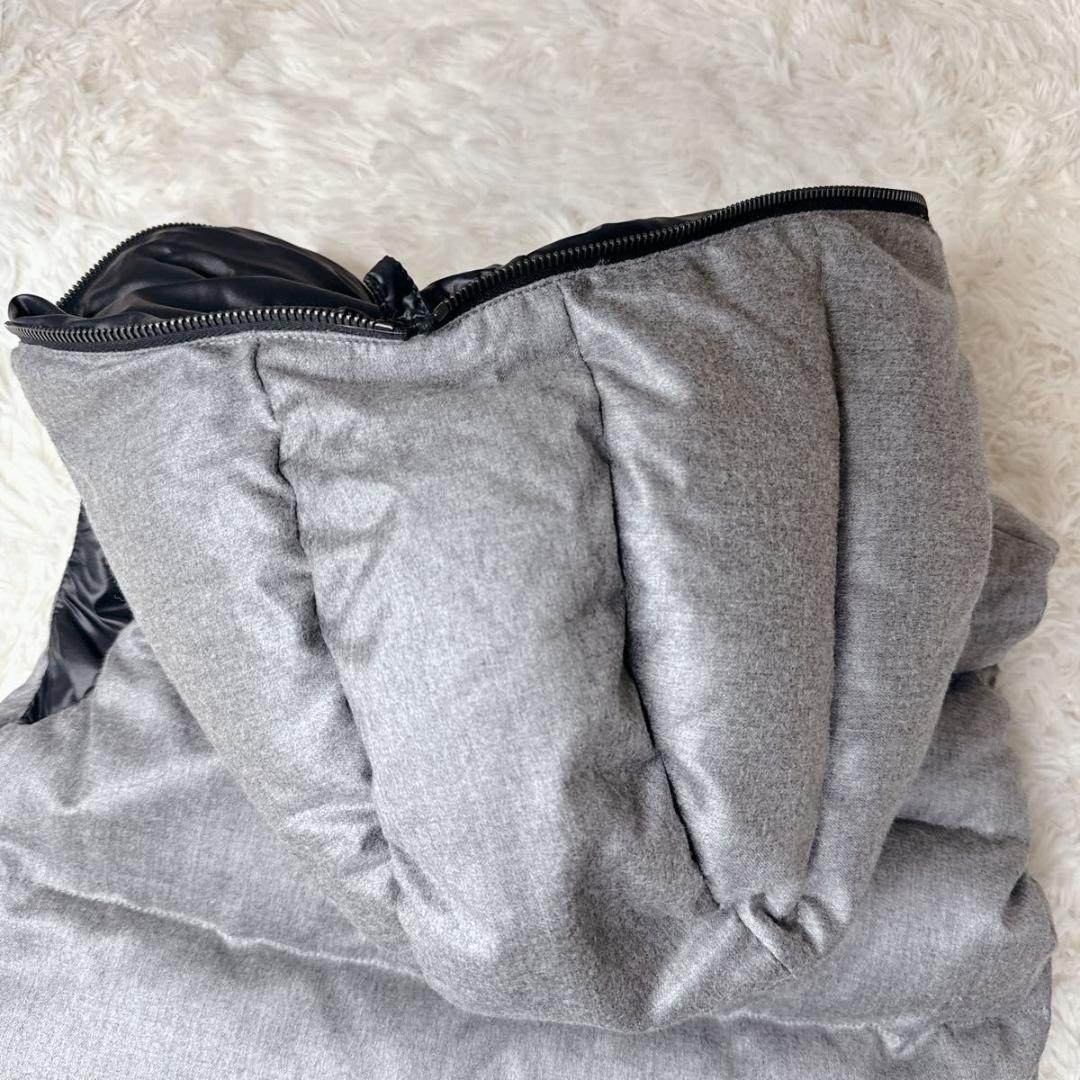 未使用級 DUVETICA 別注 ダウンベスト カシミヤ FEBEDUE