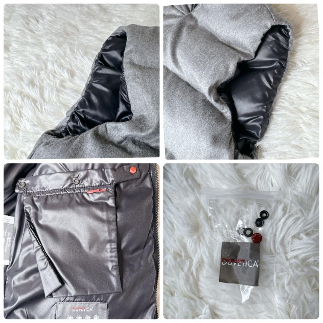未使用級 DUVETICA 別注 ダウンベスト カシミヤ FEBEDUE