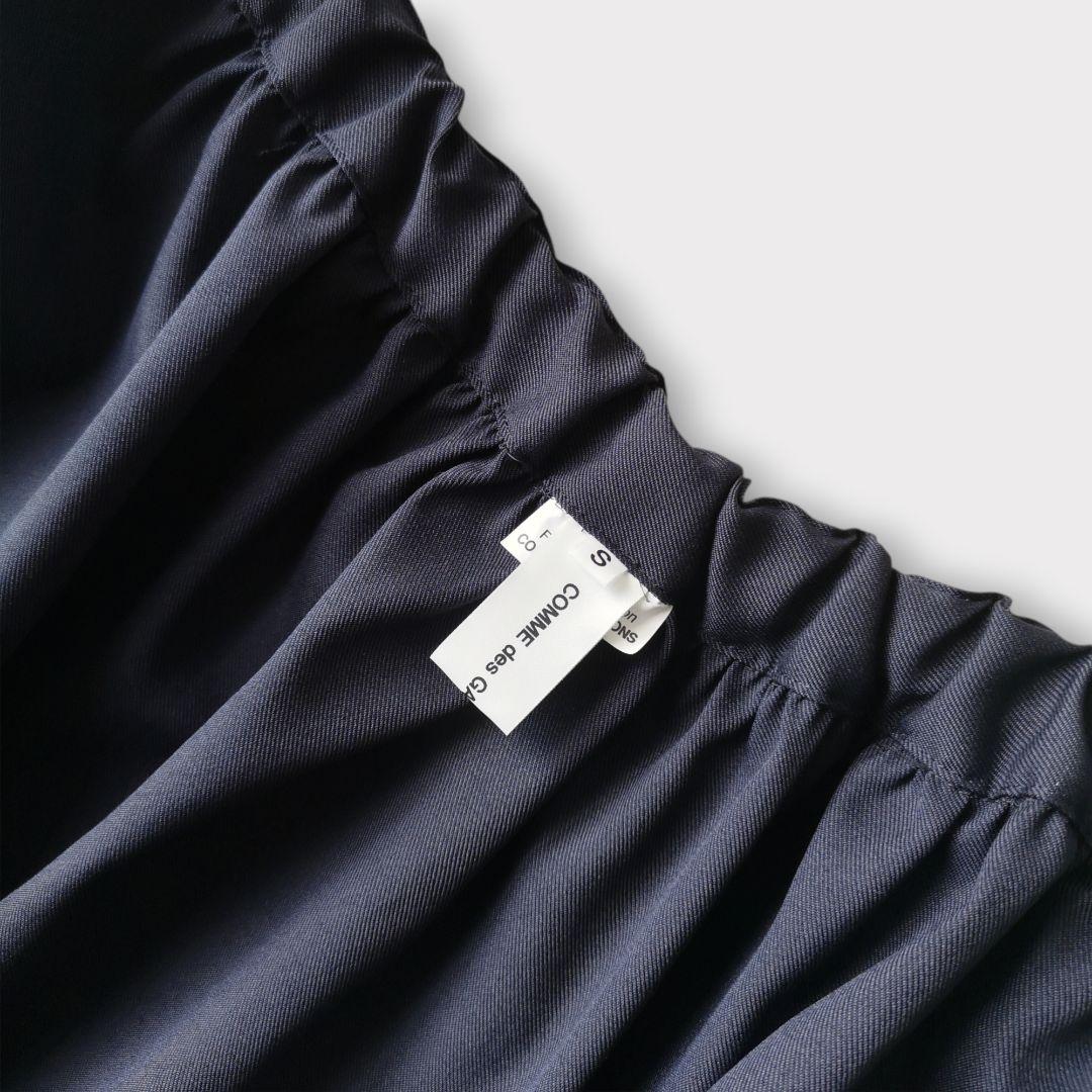 美品 コムデギャルソンガール フレアスカート ネイビー Ｓ AD2021