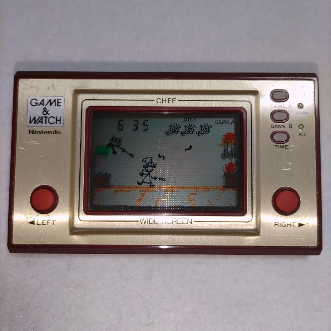 ゲーム＆ウォッチ ワイドスクリーン　シェフ