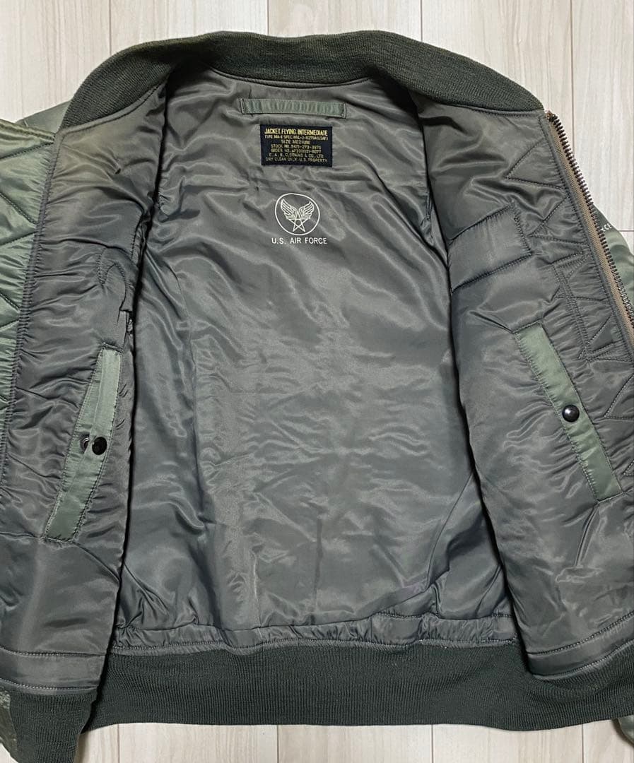 キャブクロージング MA-1 ヴィンテージ フライトジャケット Mサイズ 復刻版