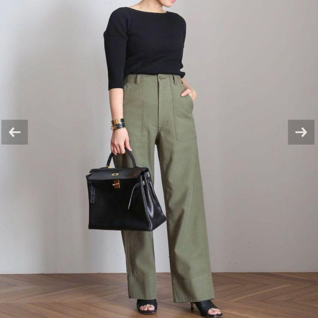 マディソンブルー　ファティーグパンツ　黒　サイズ1