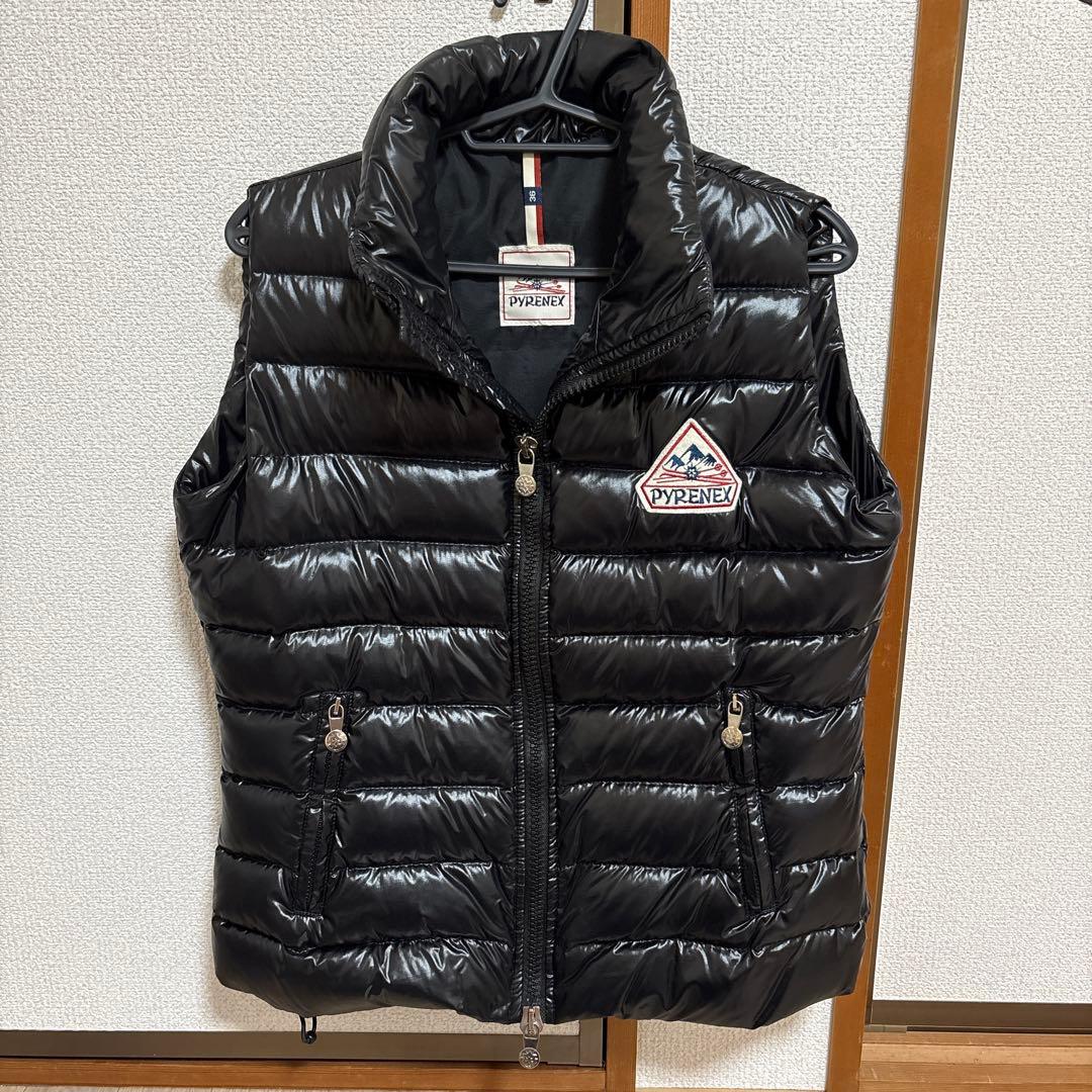 PYRENEX ブラックダウンベスト