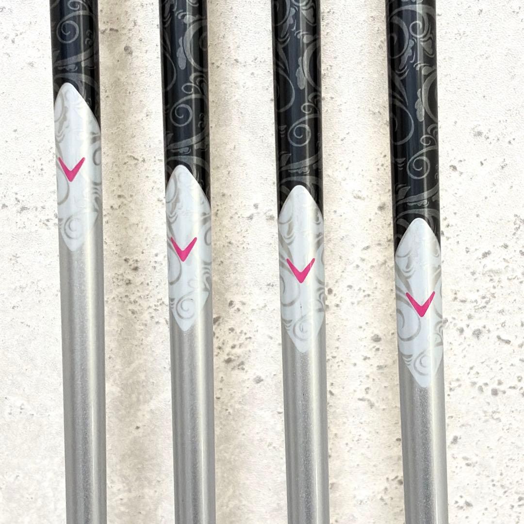 キャロウェイ ソレイユ アイアンセット 4本 レディース L カーボン