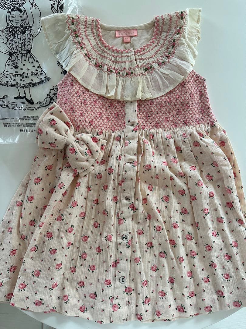 bonjour diary 6y ワンピースibiza 2025SSボンジュール