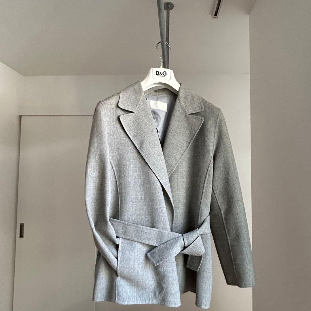 tomorrow land テーラードジャケット ウエストベルト付き