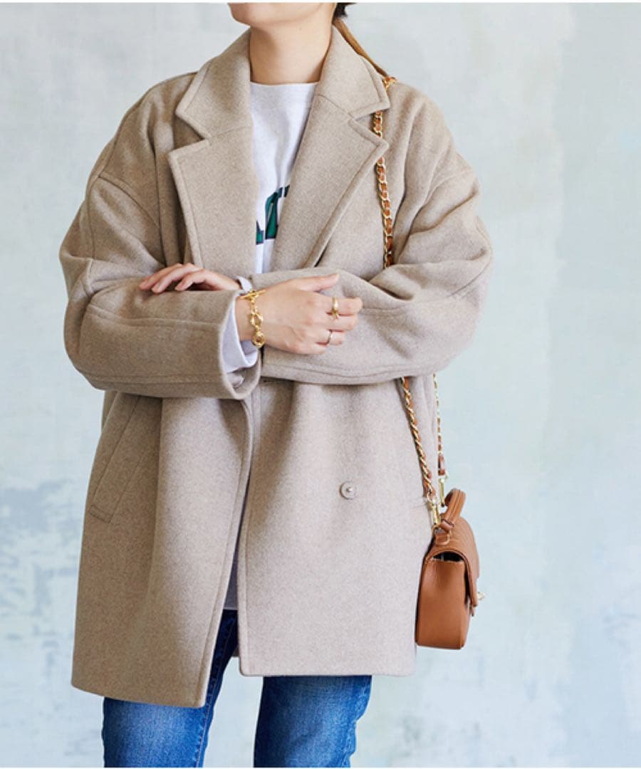 ジャーナルスタンダード　スーパー140ビーバーテーラーコート