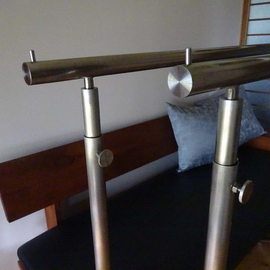 2点　ステンレス× ハンガーラック スタンド アイアン アンティーク調 アパレル