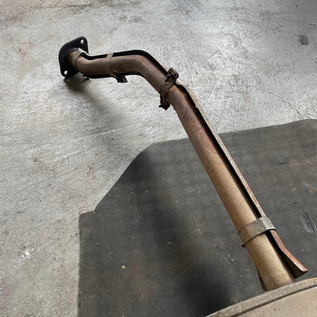 サニトラ　純正　マフラー　GB122外し　角目ロング　後期　車検用