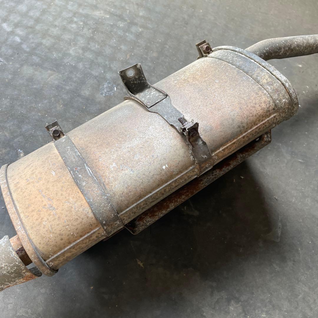 サニトラ　純正　マフラー　GB122外し　角目ロング　後期　車検用