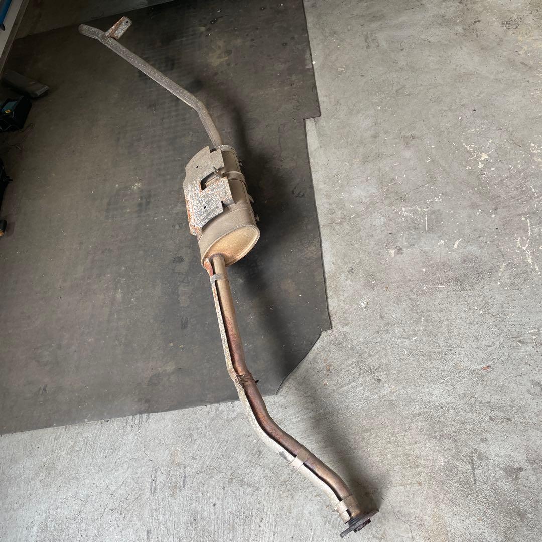 サニトラ　純正　マフラー　GB122外し　角目ロング　後期　車検用