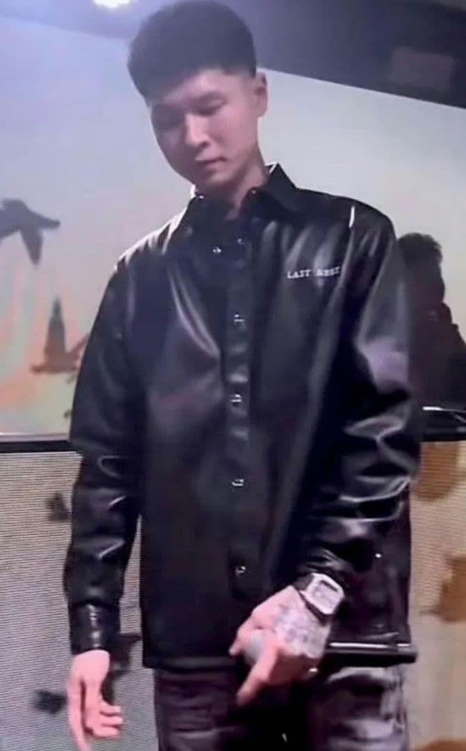 【激シブ・完売モデル】LASTNEST　レザー 長袖　シャツ　黒　ブラック　XL