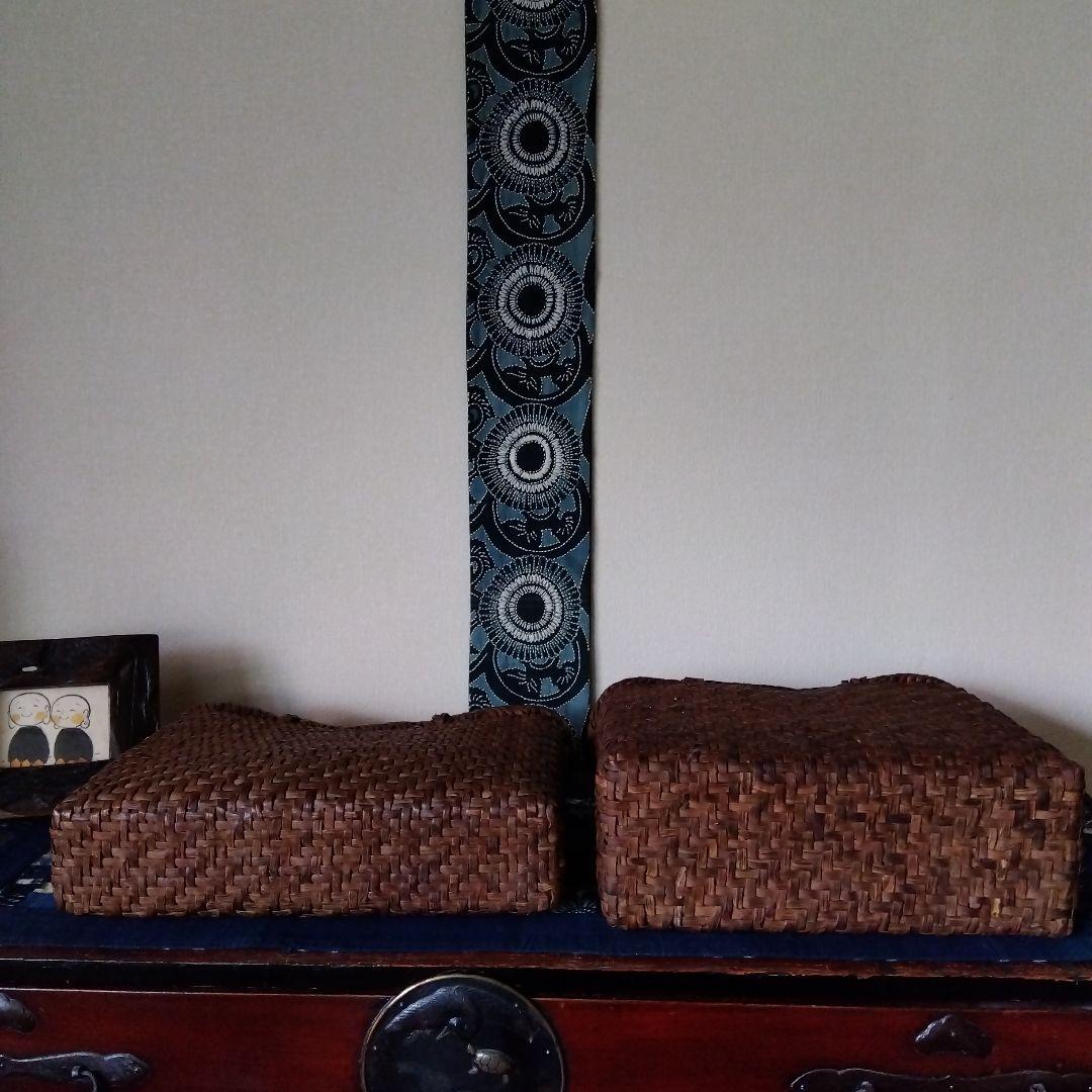 国産　山葡萄籠　大　中布付き　作家物