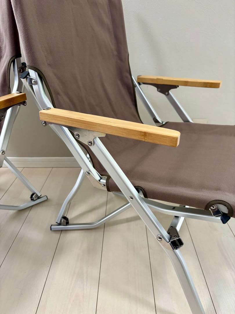  peak【Limted ITEM】ローチェア30 グレー 2脚セット②