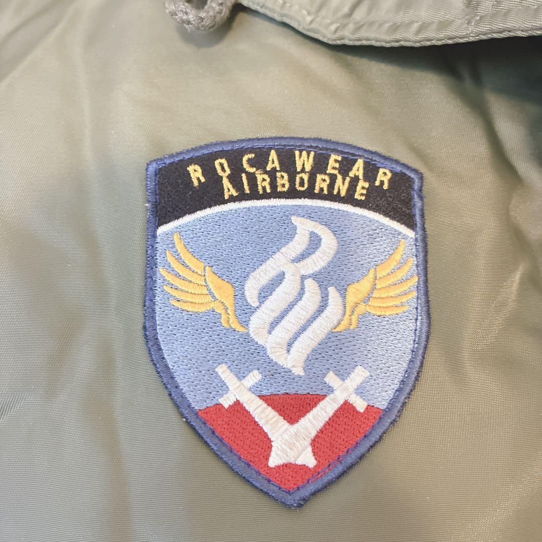 ROCAWEAR ロカウェア N2Bフライトジャケット 中綿 ファー付き M