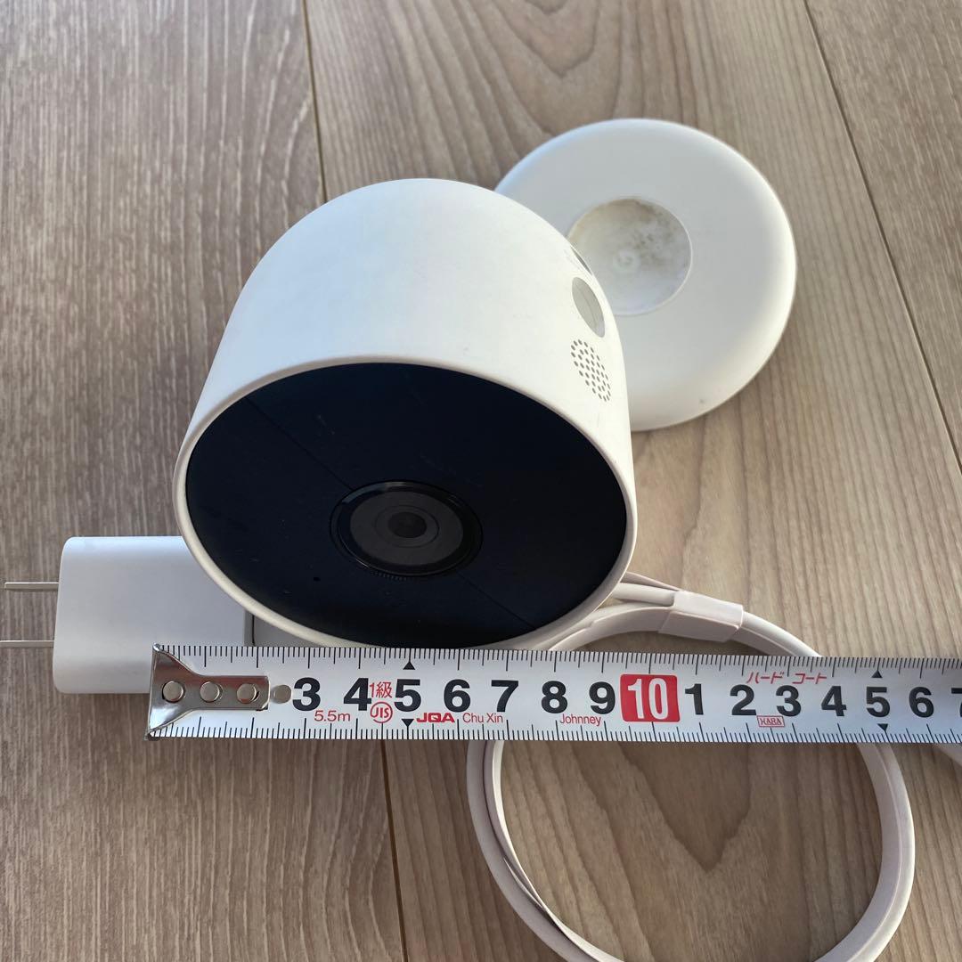 Google Nest Cam ホワイト 防犯カメラ マグネット式　充電タイプ