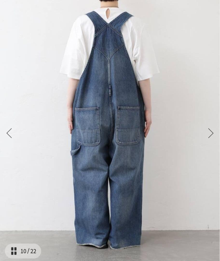 ジャーナルスタンダードラックス 11OZ デニム オーバーオール サロペット