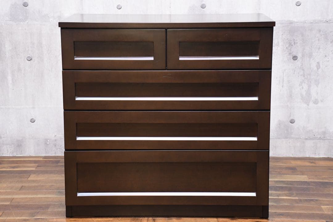 EGC67 IDC大塚家具 ヴィータ 4段チェスト 整理タンス ミドルチェスト