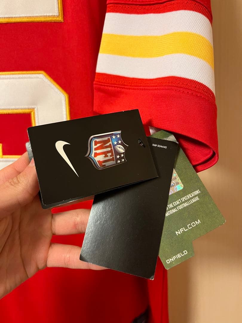 新品！カンザスシティ・チーフス パトリック・マホームズ ユニフォーム