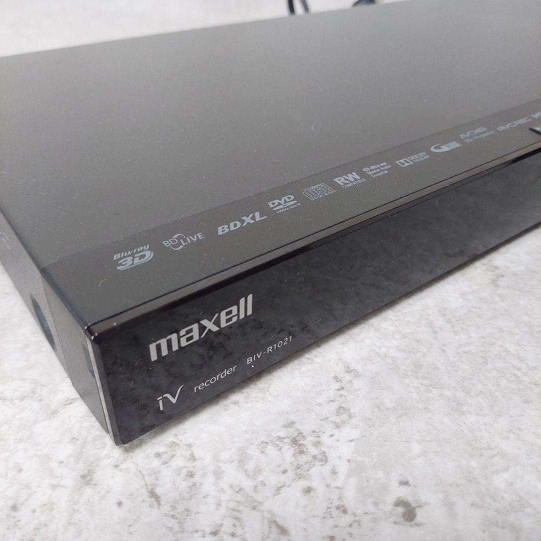maxell 1TB 2チューナー ブルーレイレコーダー BIV-R1021 C
