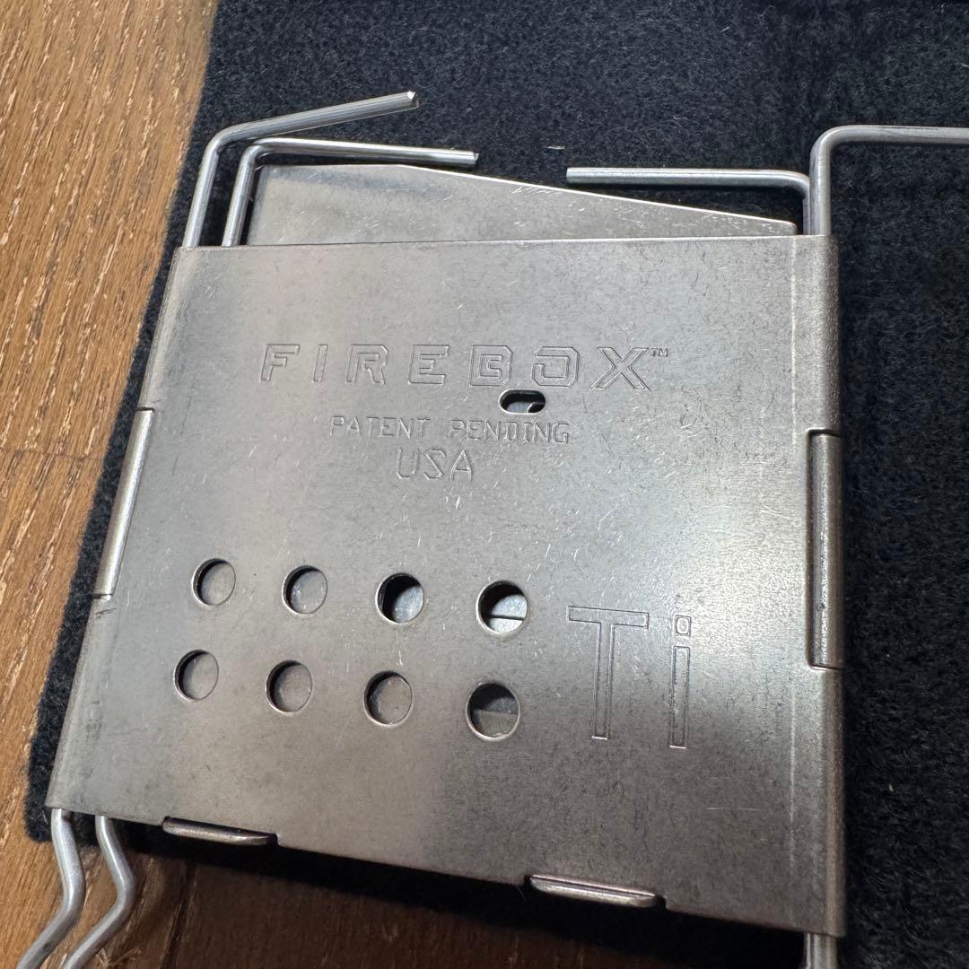 FIREBOX nano Stove ファイヤーボックス ナノストーブ チタン
