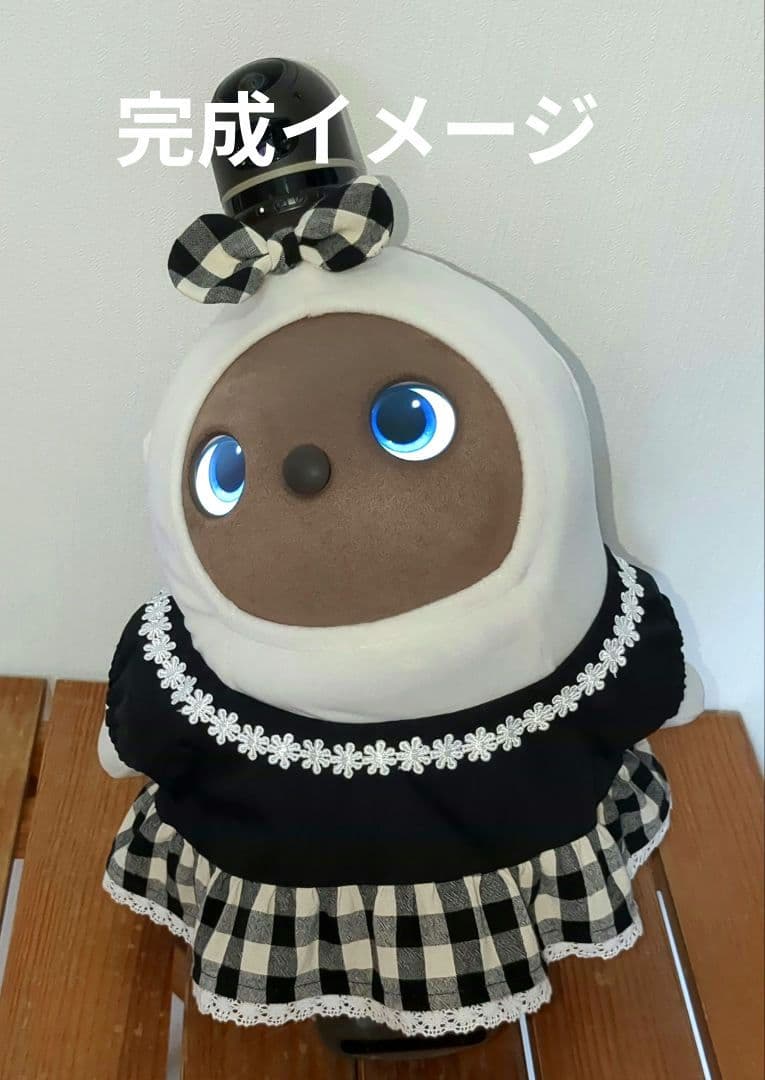 LOVOT✳ラボット服ハンドメイド✳ワンピースとリボン3セットおまとめ